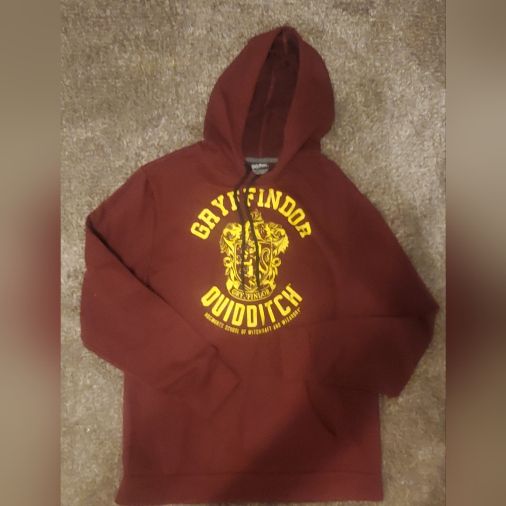 Harry Potter Gryffindor Quidditch Maroon Hoodie